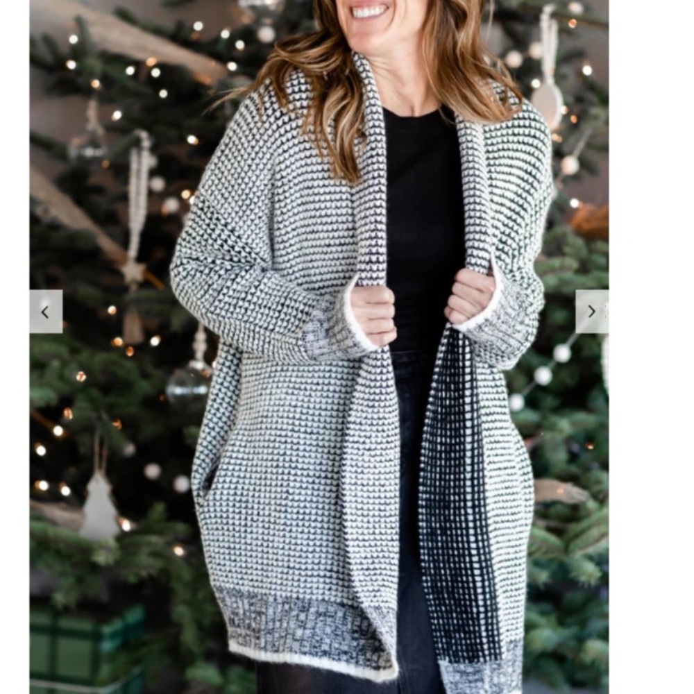 Oversized mazik cardigan